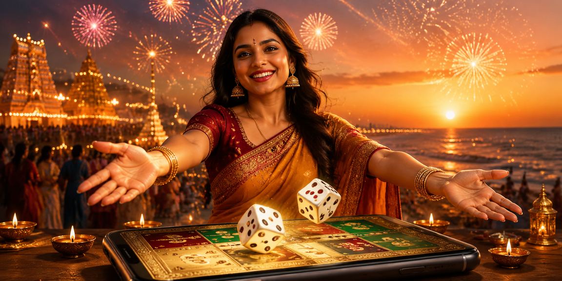 Chennai dice game during Diwali festival scene